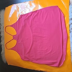 Lululemon high and low racerback tank top pink